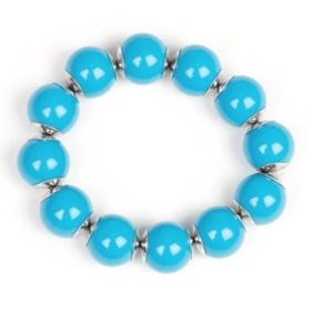 Nwt Papparazzi Metalluc & Blue bracelet